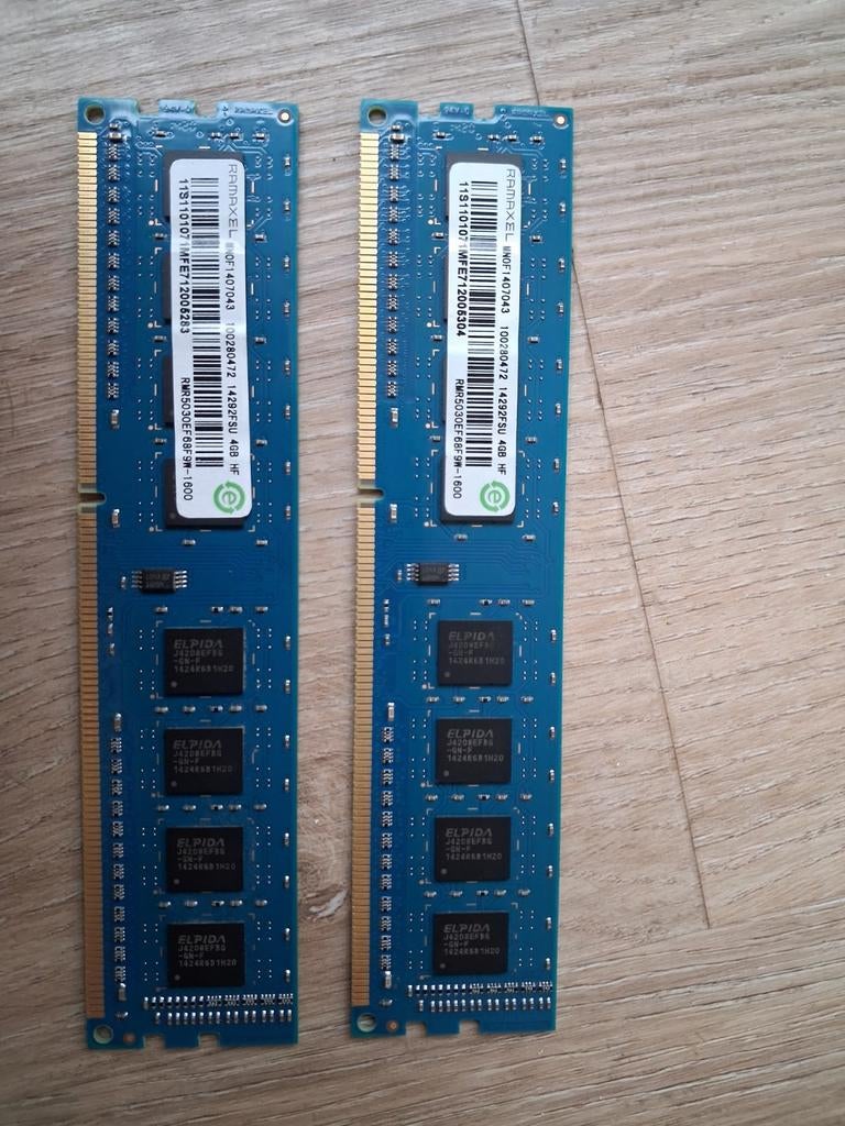 Ddr3 8gb dual, Computers en Software, RAM geheugen, Ophalen, DDR3, Desktop, 32 GB