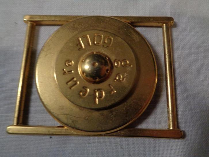 goudkl metalen gesp van golf, Kleding | Heren, Riemen en Ceinturen, Nieuw, Losse buckle of gesp, Minder dan 95 cm, Overige kleuren
