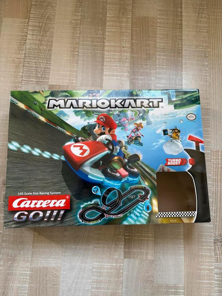 Mario Kart Racebaan - Carrera GO!!!, Kinderen en Baby's, Speelgoed | Racebanen, Zo goed als nieuw, Racebaan, Elektrisch, Carrera
