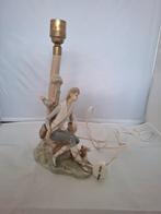 LLADRO herderjongen tafel lamp porselein, Huis en Inrichting, Ophalen of Verzenden, Zo goed als nieuw, Minder dan 50 cm