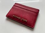 Michael Kors rood lederen pasjeshouder, Overige merken, Verzenden, Zo goed als nieuw, Leer