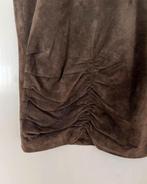 Van der Mark bruin suède rok maat 44 [DM], Kleding | Dames, Bruin, Maat 42/44 (L), Ophalen of Verzenden, Zo goed als nieuw