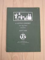 A little Concert book 1 – Adam Carse, 4-handig, piano, Muziek en Instrumenten, Bladmuziek, Ophalen of Verzenden, Gebruikt, Thema