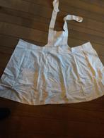 Schort wit maat 38, Ophalen of Verzenden, Zo goed als nieuw, Maat 38/40 (M), Carnaval