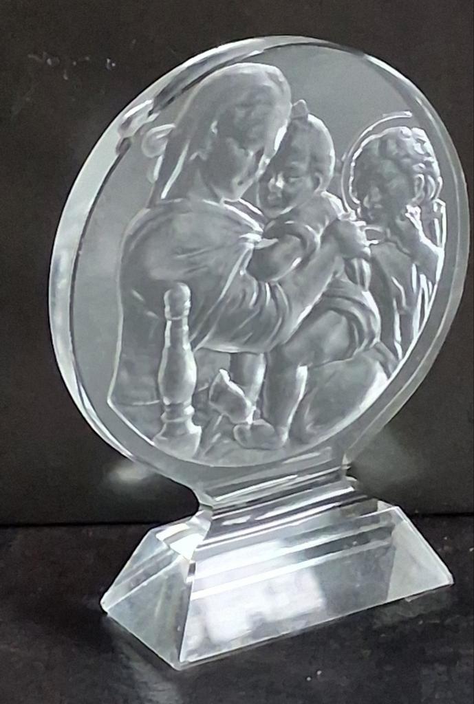 Boheems design object. Ca '1930. 11 cm.  * Zie tekst., Antiek en Kunst, Antiek | Glas en Kristal, Ophalen