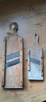 Vintage Houten Koolschaaf plank of Mandoline, Antiek en Kunst, Ophalen