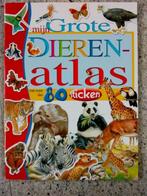 Mijn grote Dierenatlas met stickers (w), Gelezen, Ophalen of Verzenden