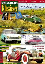 ONSCHATBARE KLASSIEKER 5/2002 - VW KEVER CABRIO/PEUGEOT 204., Ophalen of Verzenden, Volkswagen