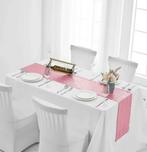 Prachtige tafelloper roze met pailletten, bruiloft, Huis en Inrichting, Nieuw, Ophalen of Verzenden