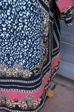 Jurk zwart/ bruin/ offwhite Yoek mt 46/48 Vaste prijs, Kleding | Dames, Yoek, Zwart, Maat 46/48 (XL) of groter, Ophalen of Verzenden