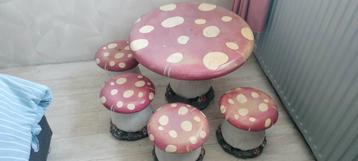 Zeer mooi paddestoelen set  beschikbaar voor biedingen