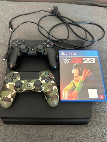 Playstation 4 1TB +2contollers en spel beschikbaar voor biedingen