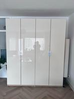 Twee IKEA Pax kasten - Crème/Zilver - 237x200x60, Ophalen, Kunststof, 200 cm of meer, 150 tot 200 cm