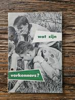 Scouting boekje "Wat zijn verkenners?", Verzamelen, Scouting, Ophalen of Verzenden, Gebruikt, Embleem, Speld of Insigne