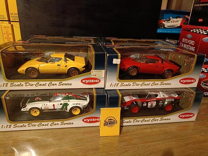 1:18 Lancia stratos HF, Hobby en Vrije tijd, Modelauto's | 1:18, Nieuw, Auto, Kyosho, Ophalen of Verzenden
