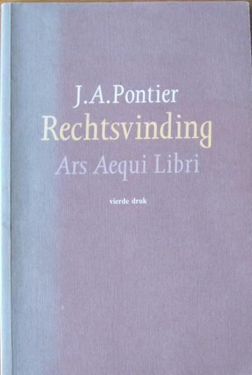 J. A. Pontier - Rechtsvinding - Ars Acqui Libri beschikbaar voor biedingen