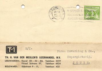 Th H van der Meulen IJzerhandel NV, Leeuwarden - 07.1939 - b beschikbaar voor biedingen