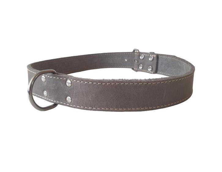 JACK AND VANILLA Halsband Gevet Grijs Nek 61-67 cm KOOPJE!!!, Dieren en Toebehoren, Hondenhalsbanden en Penningen, Nieuw, Ophalen of Verzenden