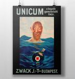 Unicum Zwack Poster Print Hongarije Likeur, Ophalen of Verzenden, Nieuw, Reclamebord