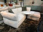 Flexform Newbridge sofa 250cm + pouf  100cm stof cat Extra, 125 cm of meer, 125 cm of meer, Ophalen of Verzenden, Zo goed als nieuw
