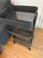 IKEA Raskog Trolley - Grijs, Gebruikt, Overige typen, Ophalen of Verzenden, Minder dan 100 cm