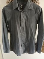 Donker grijze blouse h en m maat m, Kleding | Heren, Overhemden, Zo goed als nieuw, Halswijdte 39/40 (M), Ophalen of Verzenden