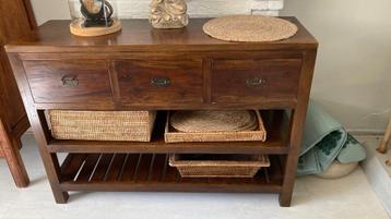 Dressoir massief teak trend 2026 beschikbaar voor biedingen