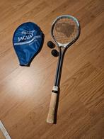 Squash racket, Sport en Fitness, Squash, Ophalen of Verzenden, Zo goed als nieuw, Racket, Met hoes