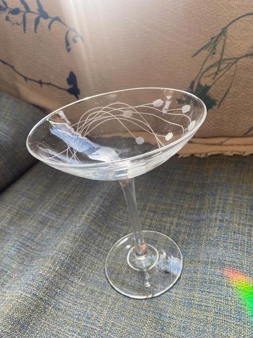 Gegraveerde cocktailglazen, Verzamelen, Glas en Borrelglaasjes, Nieuw, Overige typen, Ophalen of Verzenden