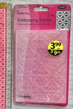 Embossing folder nw, Hobby en Vrije tijd, Kaarten | Zelf maken, Ophalen of Verzenden, Nieuw, Overige thema's, Pons of Mal