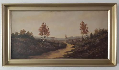 W.J.M. Enneking (1933) - De Veluwe - 1950, Antiek en Kunst, Kunst | Schilderijen | Klassiek, Ophalen