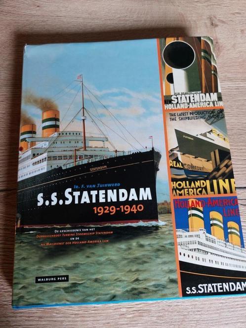 Boek: Holland Amerika Lijn s.s. Statendam, Verzamelen, Scheepvaart, Boek of Tijdschrift, Motorboot, Ophalen of Verzenden