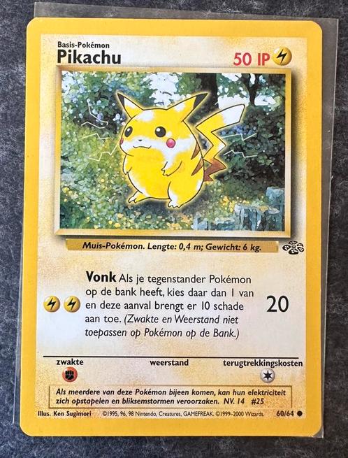 Pikachu #60 Pokémon Jungle - NEDERLANDS   Pikachu 60/64, Hobby en Vrije tijd, Verzamelkaartspellen | Pokémon, Zo goed als nieuw