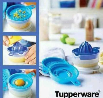 Tupperware Koksmaatje / Eierscheider/Rasp / Citruspers beschikbaar voor biedingen