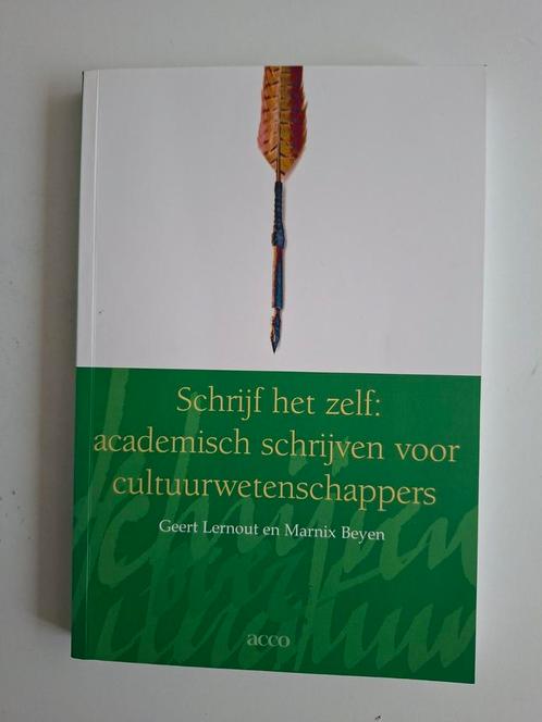 Academisch schrijven voor cultuurwetenschappers, Boeken, Studieboeken en Cursussen, Zo goed als nieuw, WO, Alpha, Ophalen of Verzenden