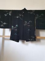 Traditionele Japanse Kimonojasje Haori zwart, Ophalen of Verzenden