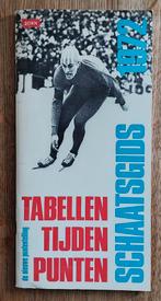 schaatsgids 1972 tabellen-tijden-punten, Ophalen of Verzenden, Gebruikt, Overige sporten, Boek of Tijdschrift