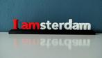 I Amsterdam Logo 3D geprint Decoratie, Huis en Inrichting, Woonaccessoires | Tekstborden en Spreuken, Nieuw, Ophalen of Verzenden