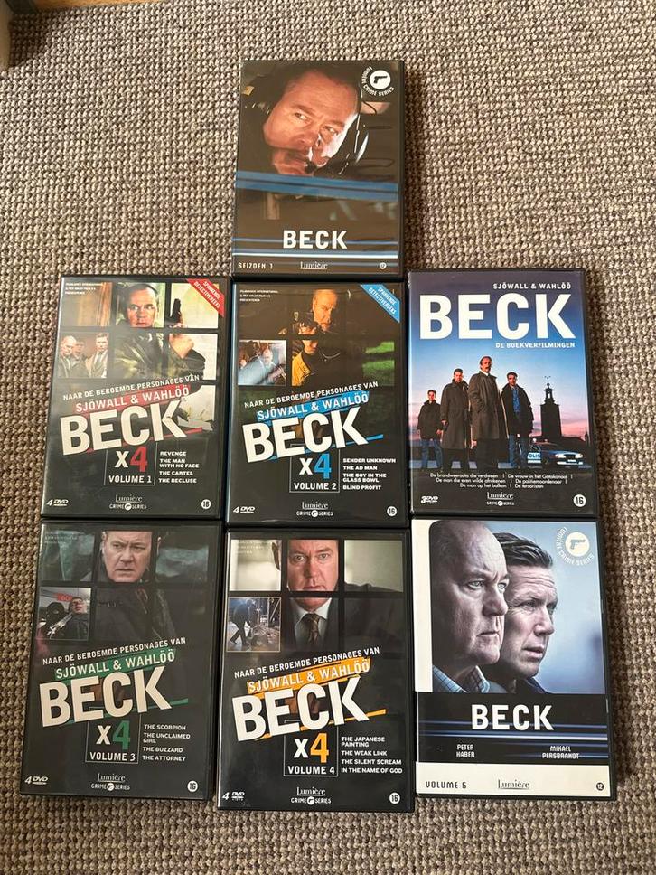 Beck DVD Collectie - 7 dvdboxen in 1 koop, Cd's en Dvd's, Dvd's | Tv en Series, Zo goed als nieuw, Thriller, Vanaf 16 jaar, Ophalen of Verzenden