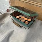 Kerst, antiek Rechaud, decoratief met lichtjes of Kaasfondue, Verzenden