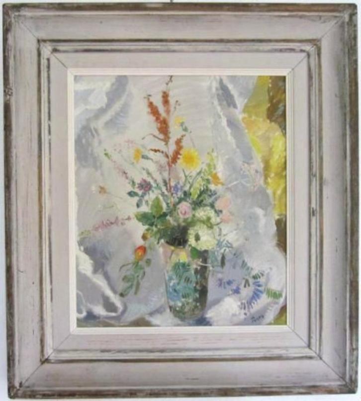 DUITS==Martin Werner Poser (1909-1999)== artistiek stilleven, Antiek en Kunst, Kunst | Schilderijen | Klassiek, Ophalen of Verzenden