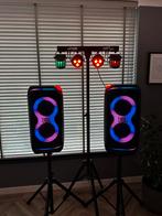 Verhuur JBL Partybox & Feestverlichting geluidsinstallatie, Ophalen of Verzenden, Zo goed als nieuw, 120 watt of meer, JBL