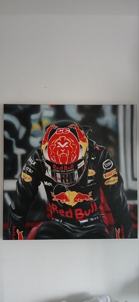 Max verstappen uit 2017 handgeschilderd, Antiek en Kunst, Kunst | Schilderijen | Abstract, Ophalen