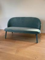 Normann Copenhagen Ace bank in zacht blauwe velours - design, Ophalen, Zo goed als nieuw, 75 tot 100 cm, Minder dan 150 cm