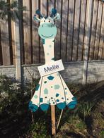 Geboortebord Giraf huren huur babyspullen jongen kraamcadeau, Kinderen en Baby's, Kraamcadeaus en Geboorteborden, Ophalen, Zo goed als nieuw