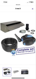 Waterval voor vijver - Complete set!, Tuin en Terras, Ophalen of Verzenden, Nieuw, Rvs, Waterval