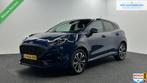 Ford Puma 1.0 EcoBoost Hybrid ST-Line TREKHAAK ECC LED NAVIG, Voorwielaandrijving, 65 €/maand, Stof, Blauw