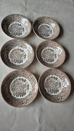 6 kleine diepe borden, Ophalen of Verzenden, Zo goed als nieuw, Bord