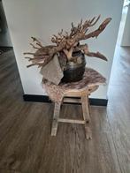 Houten krukje, Ophalen of Verzenden, Hout