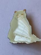 Broche Kat, Pers, merk Atlas, Ophalen, Gebruikt, Wit, Overige materialen